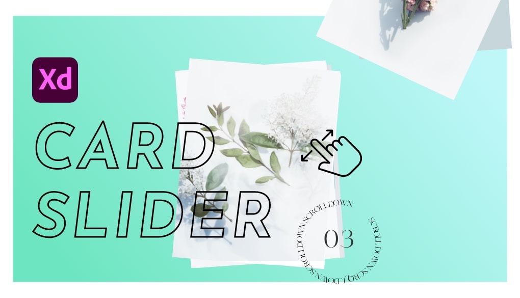 Adobe XDでカードスライダーを作る方法